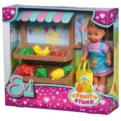 LALKA EVI LOVE Z KOSZYCZKIEM NA TARGU WARZYWNYM SIMBA 3+