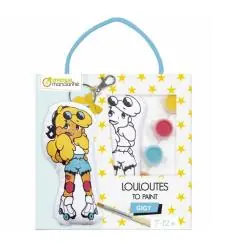 BRELOCZEK GIGY Z MATERIAŁU DO MALOWANIA ZESTAW KREATYWNY AVENUE MANDARINE 7+