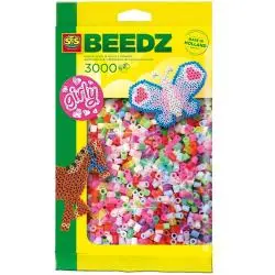 KORALIKI DO PRASOWANIA MIX 3000 ELEMENTÓW GIRLY – ZESTAW KREATYWNY 5+