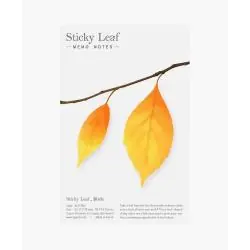 SAMOPRZYLEPNE KARTECZKI BRZOZA ŻÓŁTE M