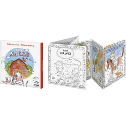 DZIEŃ NA WSI. KSIĄŻECZKA-KOLOROWANKA HARMONIJKA