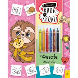 WESOŁE BAZGROŁY. RYSOWANIE KROK PO KROKU Z KREDKAMI