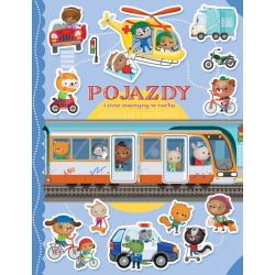 POJAZDY I INNE MASZYNY W RUCHU. KSIĄŻECZKA Z NAKLEJKAMI