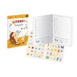 LITERKI. KALIGRAFIA. KSIĄŻECZKA Z NAKLEJKAMI