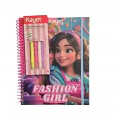 FASHION GIRL. NAJLEPSZE PRZYJACIÓŁKI. KOLOROWANKA Z MARKERAMI