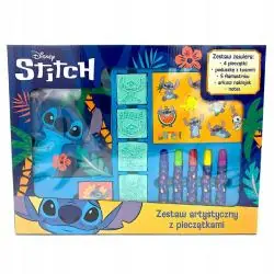 DISNEY STITCH ZESTAW ARTYSTYCZNY Z PIECZĄTKAMI 3+