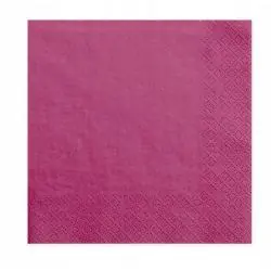 SERWETKI RÓŻOWE 3-WARSTWOWE 20 SZT. PARTYDECO