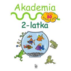 AKADEMIA 2-LATKA. KSIĄŻECZKA Z NAKLEJKAMI