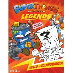 SUPERTHINGS RIVALS OF KABOOM. LEGENDS. KSIĄŻKA DO KOLOROWANIA II GATUNEK