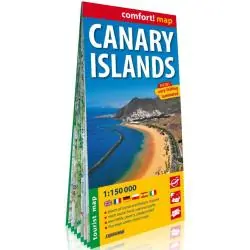 CANARY ISLANDS LAMINOWANA MAPA TURYSTYCZNA 1:150 000