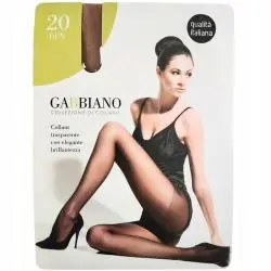 RAJSTOPY DAMSKIE 20 DEN BEŻOWE ROZMIAR 3 GABBIANO