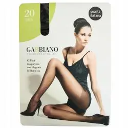 RAJSTOPY DAMSKIE 20 DEN CZARNE ROZMIAR 4 GABBIANO