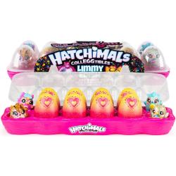 HATCHIMALS LIMMY EDISH GLAMFETTI FIGURKI W JAJKACH 12 SZTUK