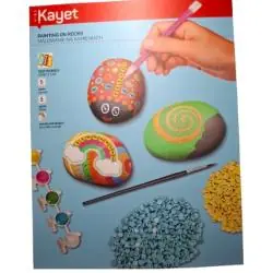 ZESTAW KREATYWNY MALOWANIE NA KAMIENIACH KAYET KIDS 3+