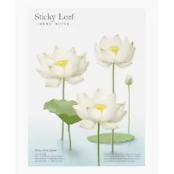 KARTKI SAMOPRZYLEPNE LOTOS BIAŁE ROZMIAR L