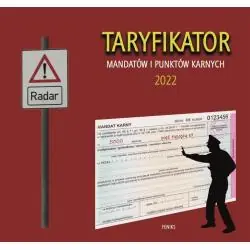 TARYFIKATOR MANDATÓW I PUNKTÓW KARNYCH 2022