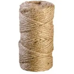 SZNUREK JUTOWY NATURALNY 100M DO DEKORACJI I RĘKODZIEŁA