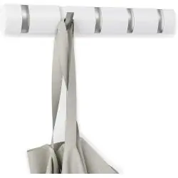 DESIGNERSKI WIESZAK NA UBRANIA UMBRA FLIP 5 BIAŁY II GATUNEK