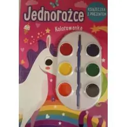 JEDNOROŻCE. KOLOROWANKA Z FARBKAMI