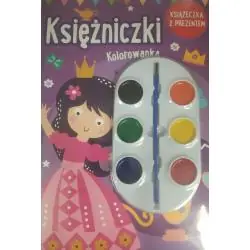 KSIĘŻNICZKI. KOLOROWANKA Z FARBKAMI