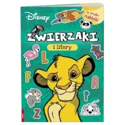 DISNEY. ZWIERZAKI I LITERY. KSIĄŻECZKA Z NAKLEJKAMI