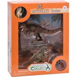 ZESTAW FIGUREK DINOZAURÓW TYRANOZAUR VELOCIRAPTOR COLLECTA 89126