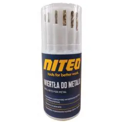 ZESTAW WIERTEŁ METALOWYCH NITEO 11 ELEMENTÓW