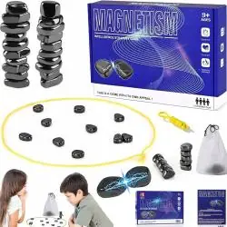 EDUKACYJNA GRA MAGNETYCZNA SZACHY Z KAMIENIAMI 20 KULEK