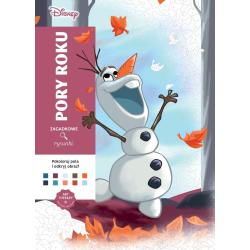 DISNEY. ZAGADKOWE RYSUNKI. PORY ROKU. KOLOROWANKA ANTYSTRESOWA