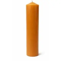ŚWIECA LITURGICZNA Z OTWOREM PARAFINOWA OBLEWANA WOSKIEM 1 KG 33 CM