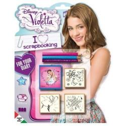 DISNEY VIOLETTA. I LOVE SCRAPBOOKING. PIECZĄTKI 3 SZTUKI