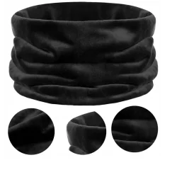 KOMIN DAMSKI WELUROWY TUBA NA SZYJĘ