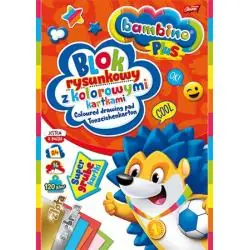 BLOK RYSUNKOWY Z KOLOROWYMI KARTKAMI 16 KARTEK A4