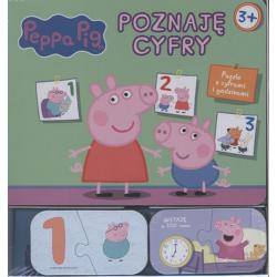 ŚWINKA PEPPA POZNAJE CYFRY PUZZLE Z CYFRAMI I GODZINAMI 3+ - Media Service Zawada