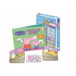 ŚWINKA PEPPA POZNAJE CYFRY PUZZLE Z CYFRAMI I GODZINAMI 3+ - Media Service Zawada