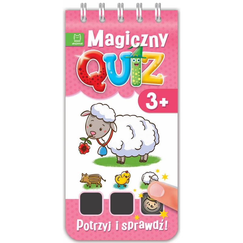 POTRZYJ I SPRAWDŹ MAGICZNY QUIZ 3+ (RÓŻOWY) OPRACOWANIE ZBIOROWE