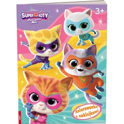 SUPERKOTY KOLOROWANKA Z NAKLEJKAMI