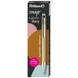 DŁUGOPIS W ETUI NIEBIESKI AUTOMATYCZNY Z MECHANIZMEM KLIK PELIKAN