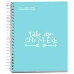 KOŁONOTATNIK W KRATKĘ 100 KARTEK B5