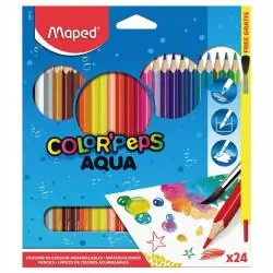 KREDKI AKWARELOWE COLORPEPS 24 KOLORY MAPED