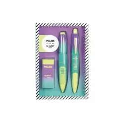 ZESTAW UPOMINKOWY SUNSET ZIELONO-ŻÓŁTY MILAN