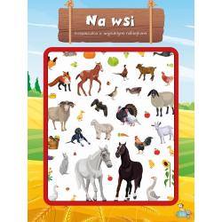 NA WSI KSIĄŻECZKA Z WYPUKŁYMI NAKLEJKAMI