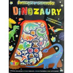 DINOZAURY. WYPUKŁE NAKLEJKI ŚWIECĄCE W CIEMNOŚCI