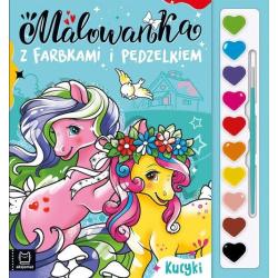 KUCYKI. MALOWANKA Z FARBKAMI I PĘDZELKIEM II GATUNEK