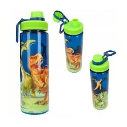 BIDON DZIECIĘCY DINO WORLD Z BEZPIECZNYM ZAMKNIĘCIEM 750ML