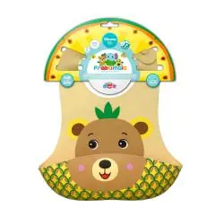 ŚLINIAK SILIKONOWY FROOTIMALS BUBBA TROPIBEAR DLA NIEMOWLĄT 6M+