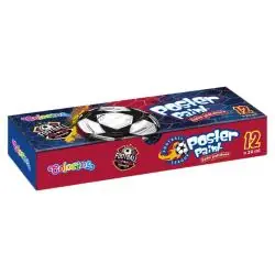 FARBY PLAKATOWE 12 KOLORÓW 20 ML COLORINO