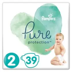 PIELUSZKI PAMPERS PURE PROTECTION ROZMIAR 2 4-8 KG 39 SZTUK