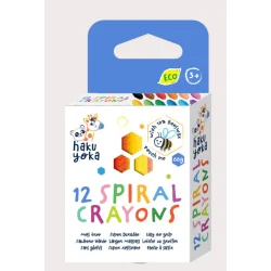 KREDKI WOSKOWE SPIRALNE 12 KOLORÓW 3+