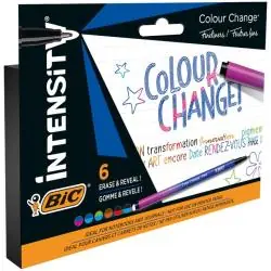 CIENKOPIS ZMIENIAJĄCY KOLOR 6 KOLORÓW INTENS BIC
